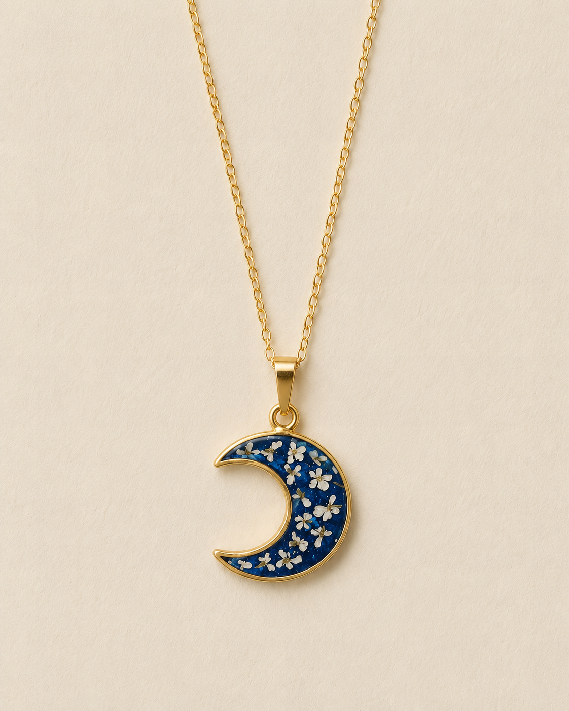 Collana Luna con Carota Selvatica