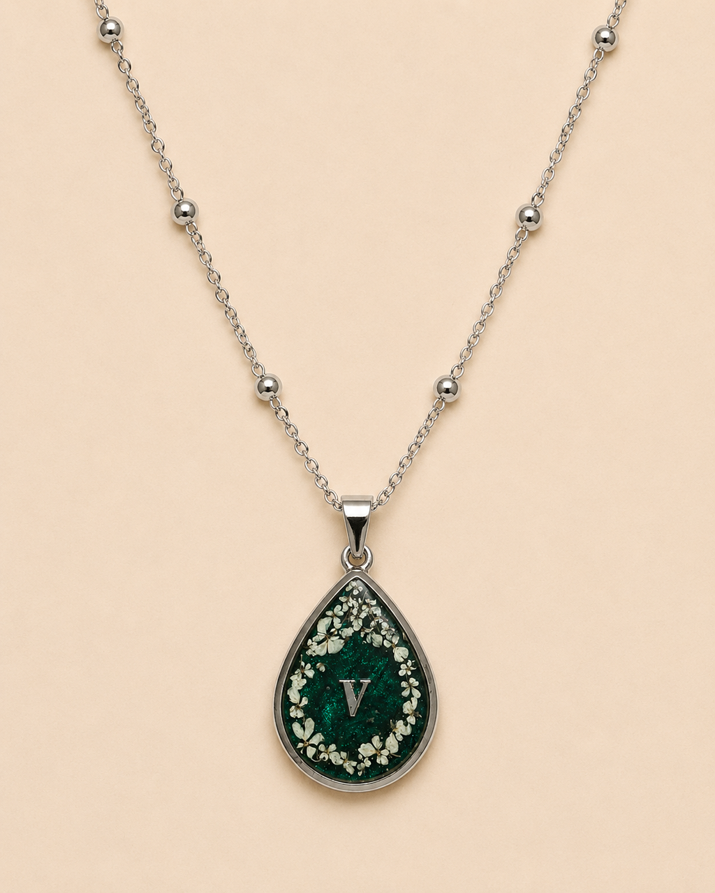 Collana Rugiada con Iniziale