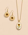 Set Girasole: Collana + Orecchini
